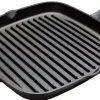 Grillpan vierkant 26cm gietijzer