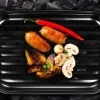 Gusta grillplaat zwart bbq 34cm