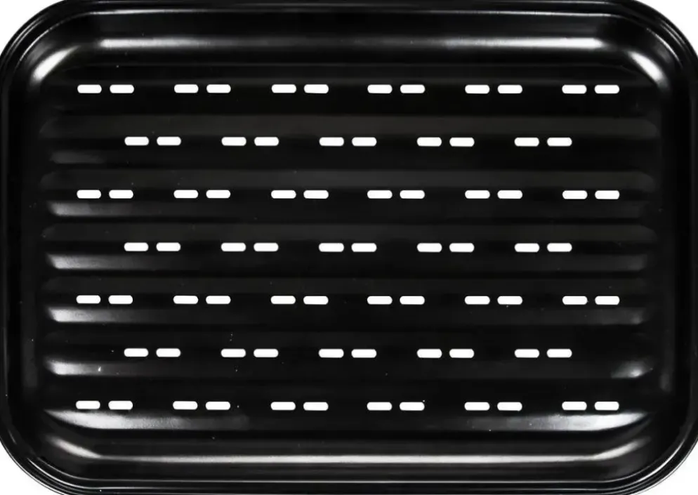 Gusta grillplaat zwart bbq 34cm