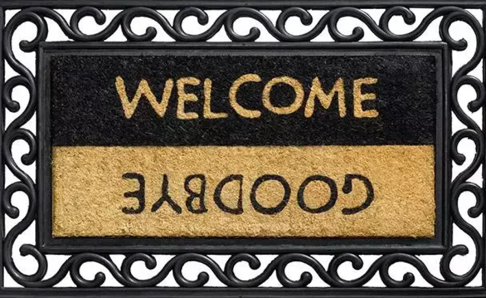Hamat buitenmat Impala welcome / goodbye 45x75 cm