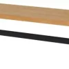 Hartman bijzetbank sophie yasmani natural 240cm carbon black