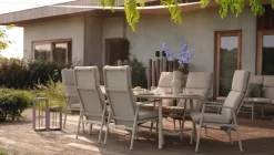 Hartman diningset flora 220 sand