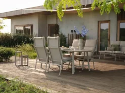 Hartman dining tuintafel flora 220x100x75cm sand