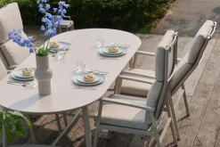 Hartman dining tuintafel flora 220x100x75cm sand