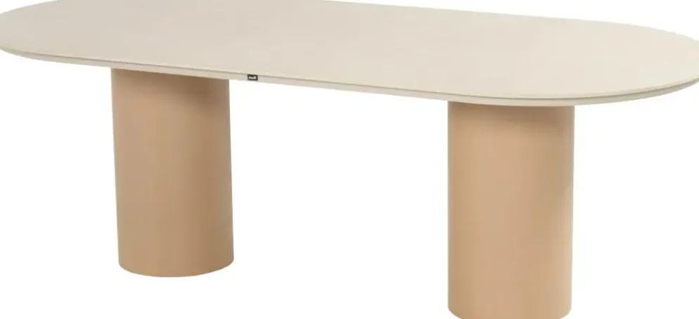 Hartman dining tuintafel valencia 220x100x75cm capuccino