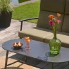 Hartman lounge tuintafel flora ceramic 130x60x42cm charcoal