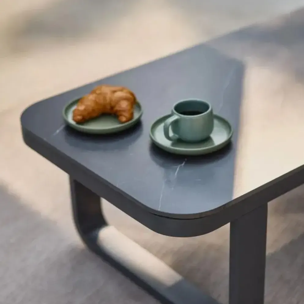 Hartman lounge tuintafel milano 130x60x41cm charcoal
