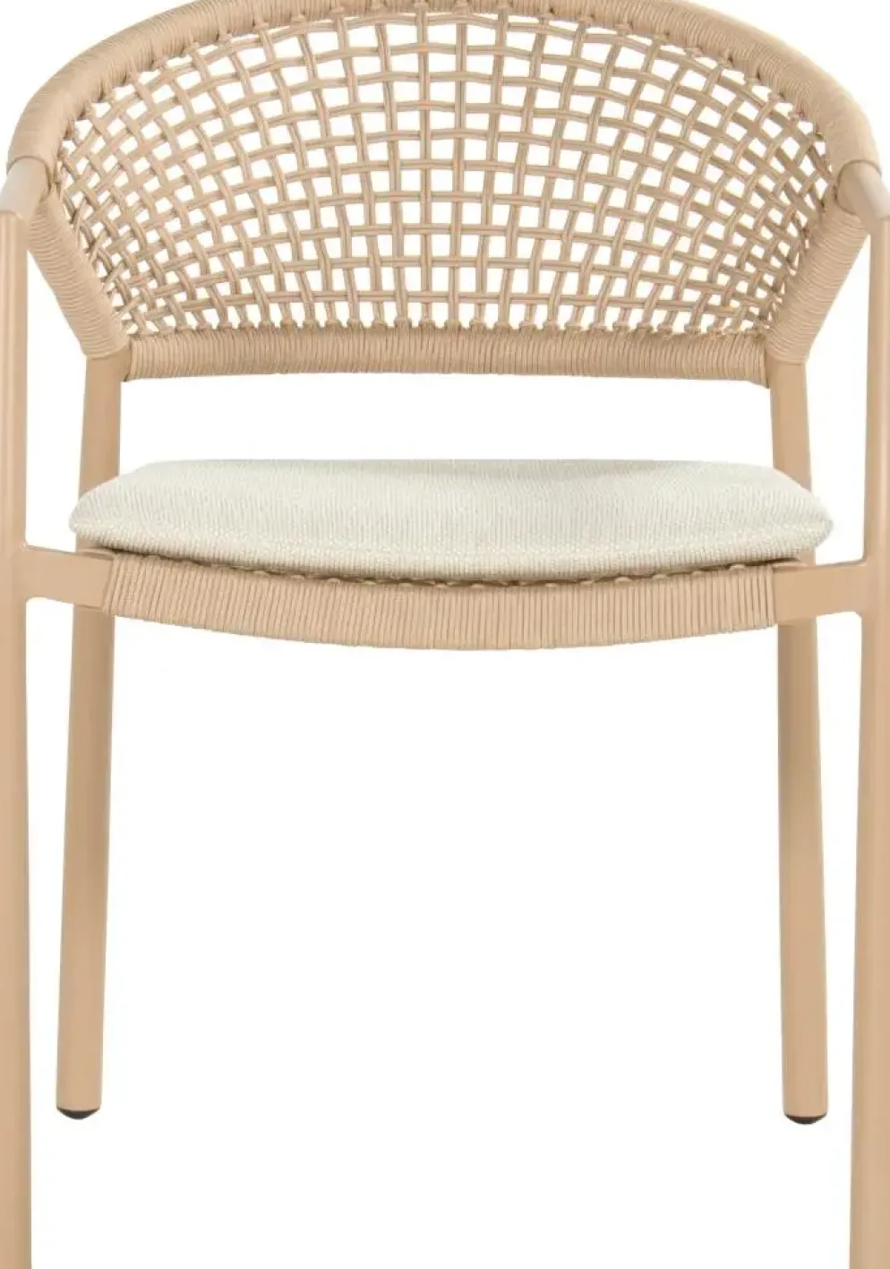 Hartman stapelbare dining tuinstoel taragona cappuccino