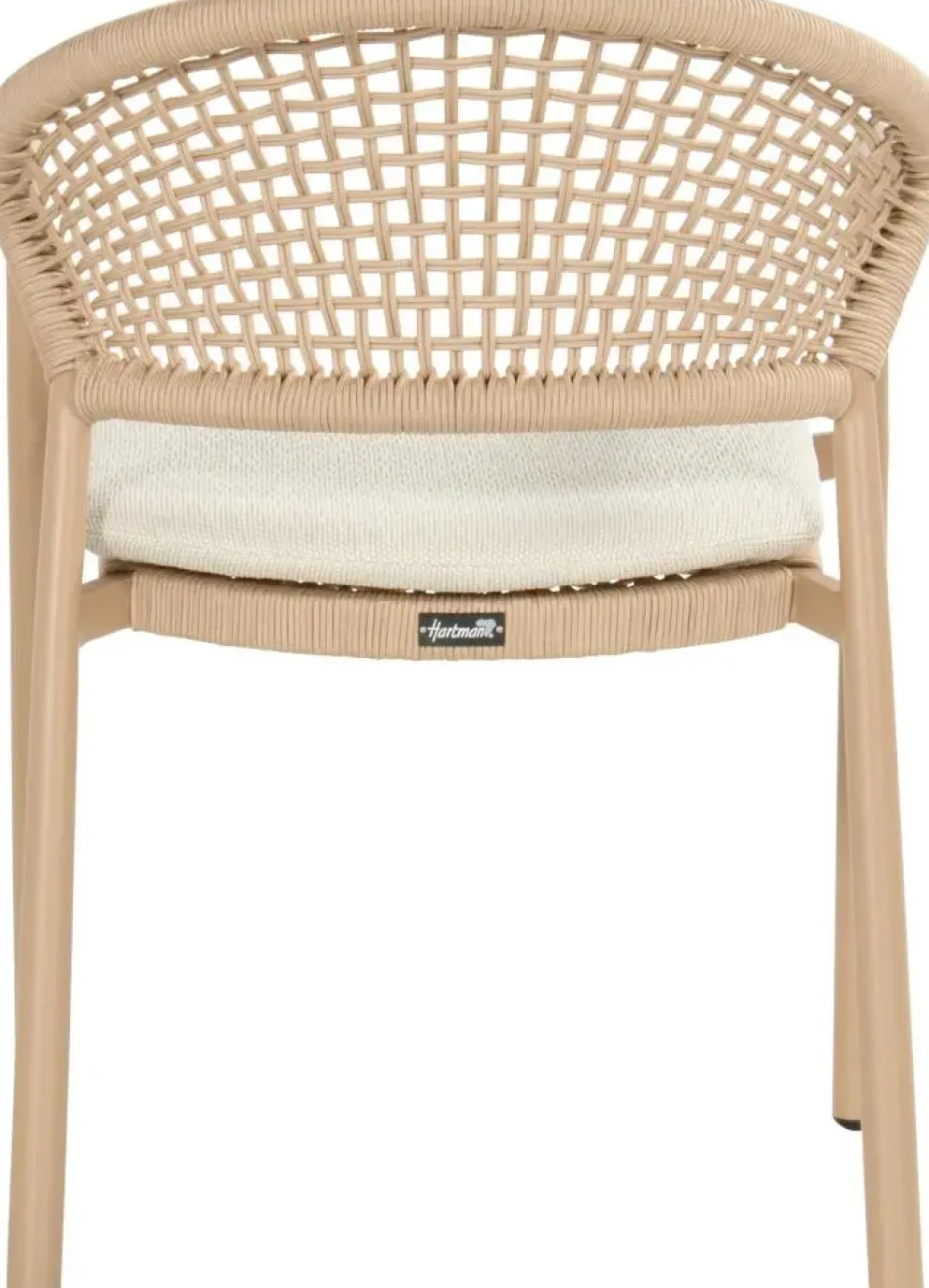 Hartman stapelbare dining tuinstoel taragona cappuccino