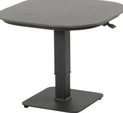 Hartman verstelbare dining tuintafel tubb ceramic 70x70x75cm black