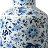 Heinen Delfts Blauw bolvaas hoog keramiek bloem 23x35cm delfts blauw