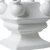 Heinen Delfts Blauw modulaire vaas keramiek bodem 15x15x17cm wit