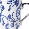 Heinen Delfts Blauw mok keramiek vrije vogels 8.5x9.5cm delfts blauw