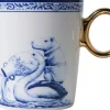 Heinen Delfts Blauw mok keramiek redmer hoekstra sterrenbeeld waterman 8.5x9.5cm delfts blauw