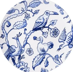 Heinen Delfts Blauw wandbord keramiek pronkveren 31cm delfts blauw