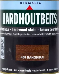 Hermadix hardhoutbeits zijdeglans 750 ml bangkirai (468)