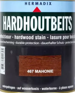Hermadix hardhoutbeits zijdeglans 750 ml mahonie (467)