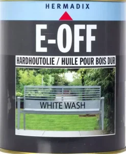 Hermadix hardhoutolie e-off 750 ml white wash