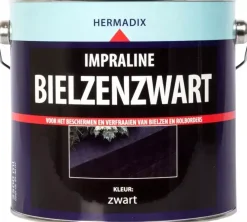 Hermadix impraline mat 2500 ml bielzenzwart zwart