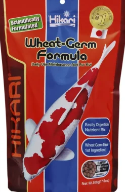 Hikari Wheat-Germ Medium 500g – Licht Verteerbaar Vijvervisvoer voor Alle Seizoenen