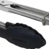 HIT trading Keuken tang 18 cm rvs mini zwart