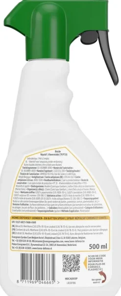 Home Defense honden- & kattenschrikmiddel spray 500ml