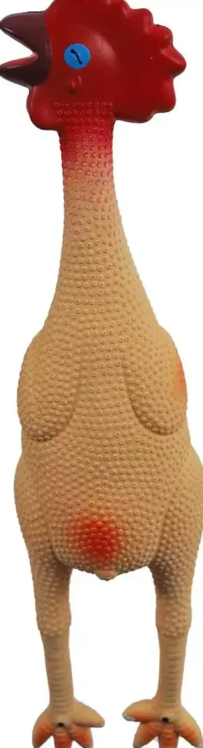 Hondenspeelgoed latex kip, groot 42 cm