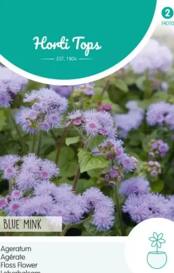 Horti tops zaden ageratum, leverbalsem blue mink