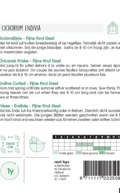 Horti tops zaden Andijvie Altijd Witte