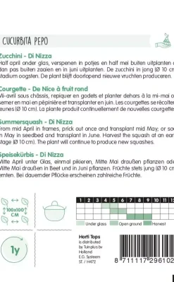 Horti tops zaden Courgette di nizza