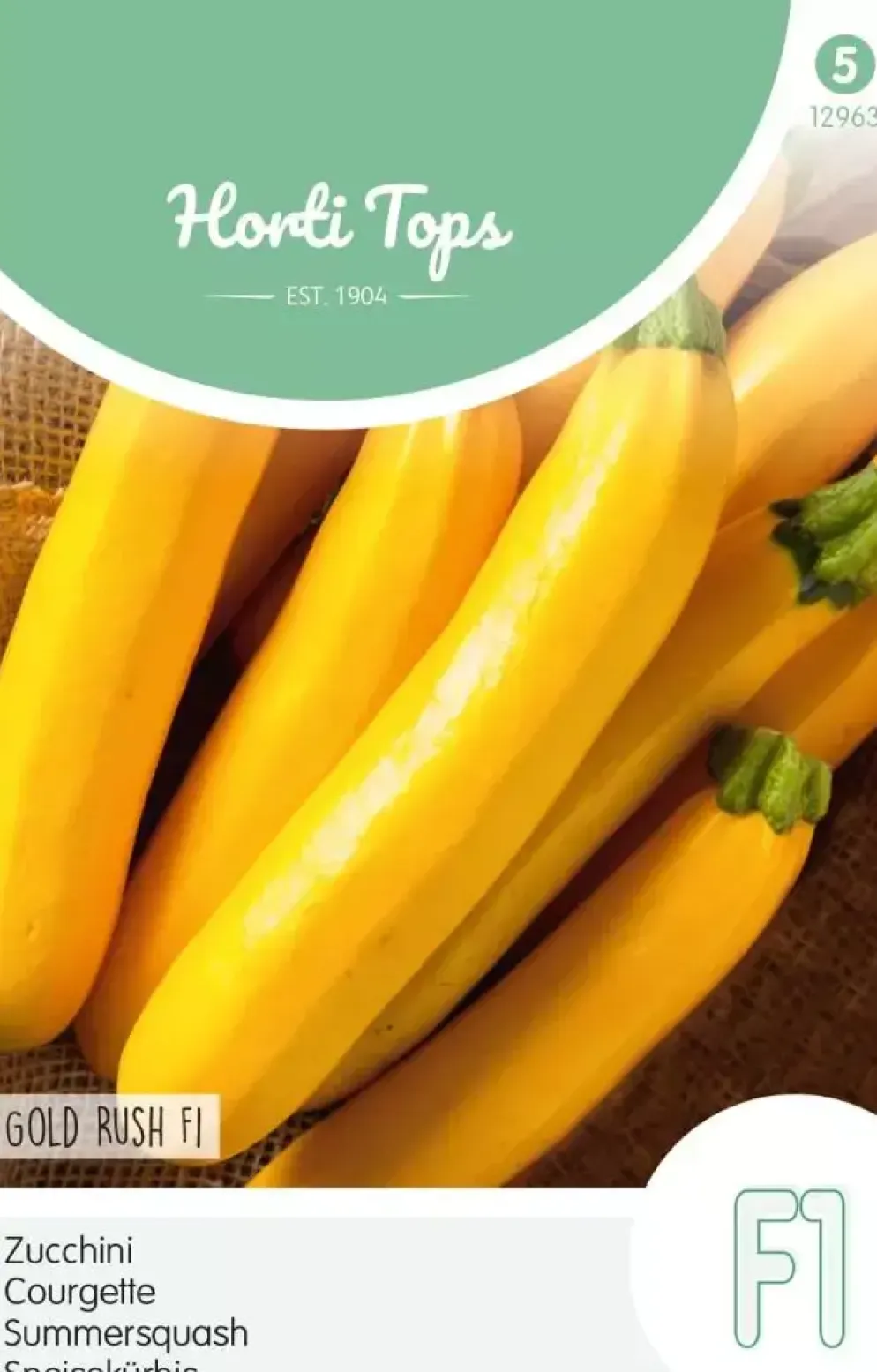 Horti tops zaden courgette gold rush