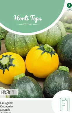 Horti tops zaden Courgette Ronde F1 soorten, gemengde kleuren