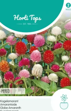 Horti tops zaden gomphrena, kogelamarant gemengd