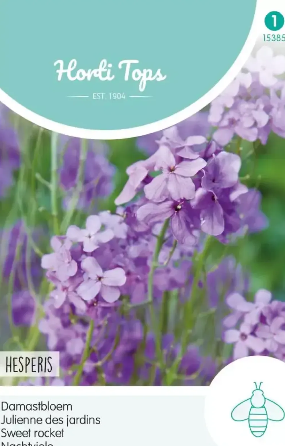 Horti tops zaden hesperis, damastbloem violet