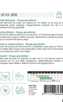 Horti tops zaden IJssla Rouge Grenobloise
