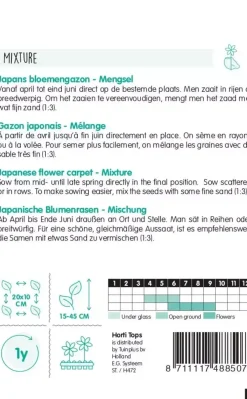 Horti tops zaden japans bloemengazon