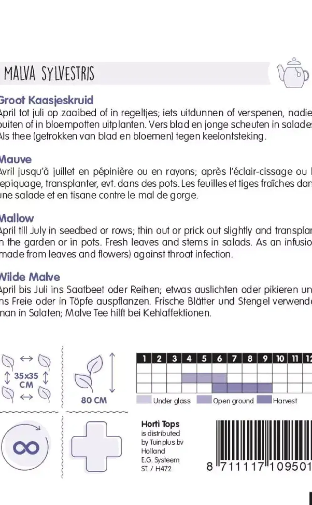Horti tops zaden kaasjeskruid