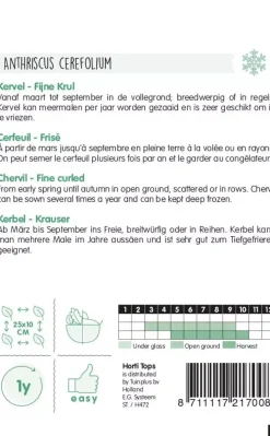 Horti tops zaden kervel fijn krul