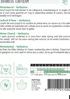 Horti tops zaden kervel vertissimo, brusselse winter