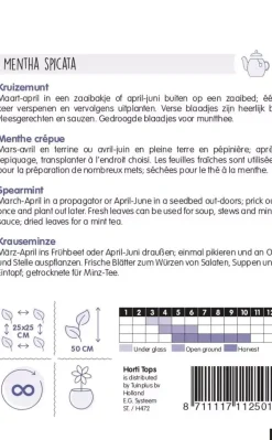 Horti tops zaden kruizemunt