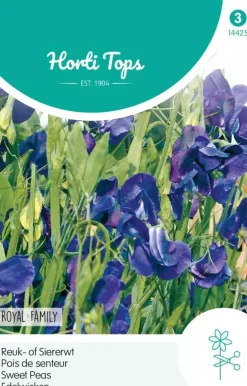 Horti tops zaden lathyrus, reuk- of siererwt royal family blauw