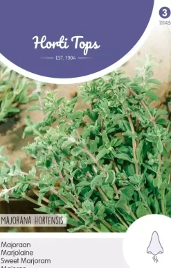 Horti tops zaden majoraan