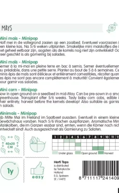 Horti tops zaden Minimais Minipop F1