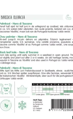 Horti tops zaden palmkool nero di toscane