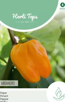 Horti Tops zaden Peper Habanero, oranje