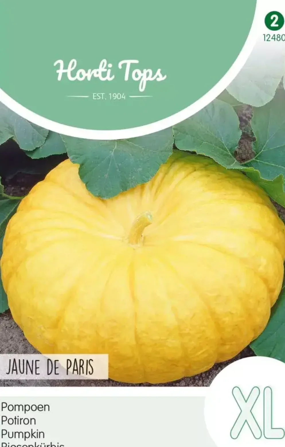 Horti tops zaden pompoenen jaune de paris