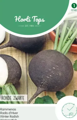 Horti tops zaden rammenas ronde zwarte