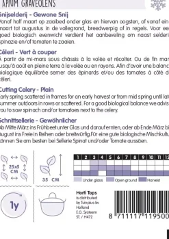Horti tops zaden selderij