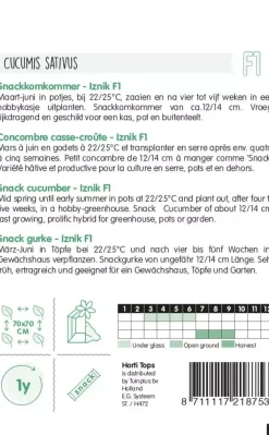 Horti tops zaden Snackkomkommer