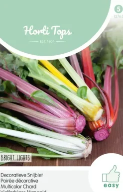 Horti tops zaden snijbiet bright lights (regenboog)